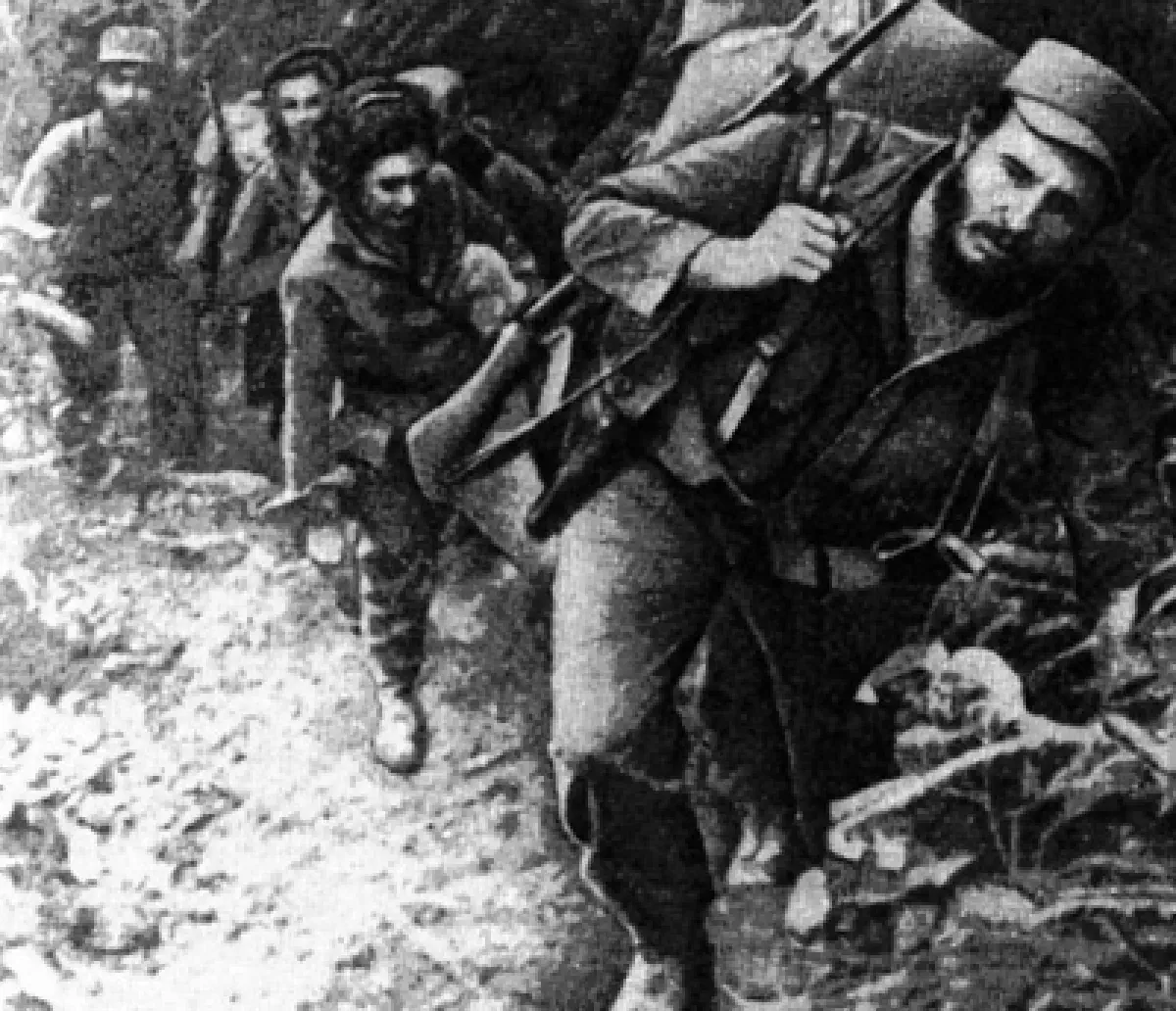 Фидель Кастро в дни партизанской войны