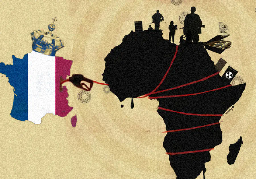 После Второй мировой войны Африка оставалась в центре интересов французского империализма / Изображение: survie.org