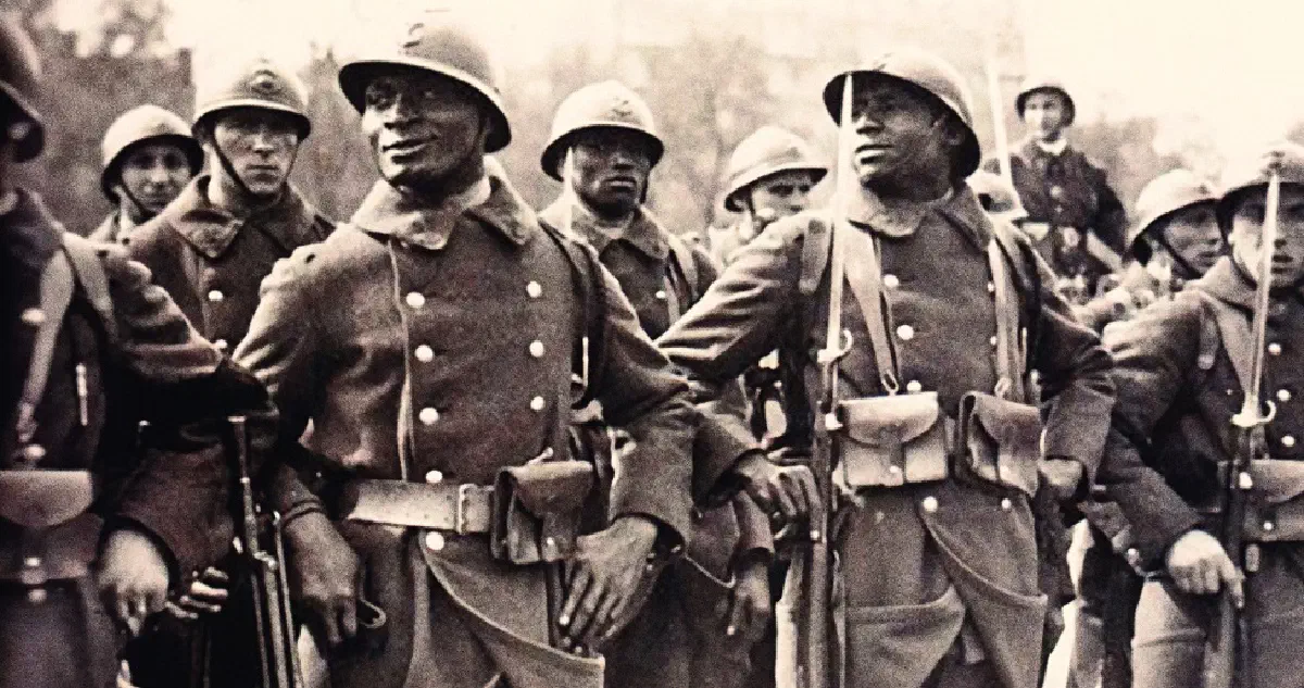 Сенегальские солдаты во французской армии, 1940 год