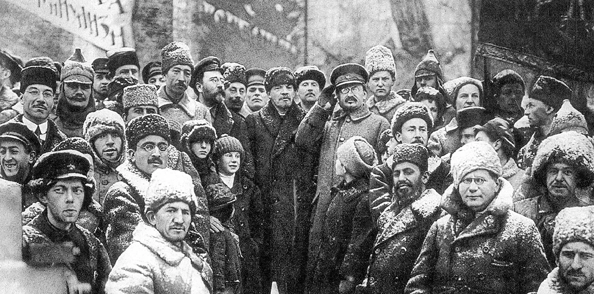 Ленин и Троцкий, 1920